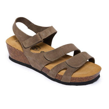 Plakton Platform Wedge Sandal – Ash Khaki